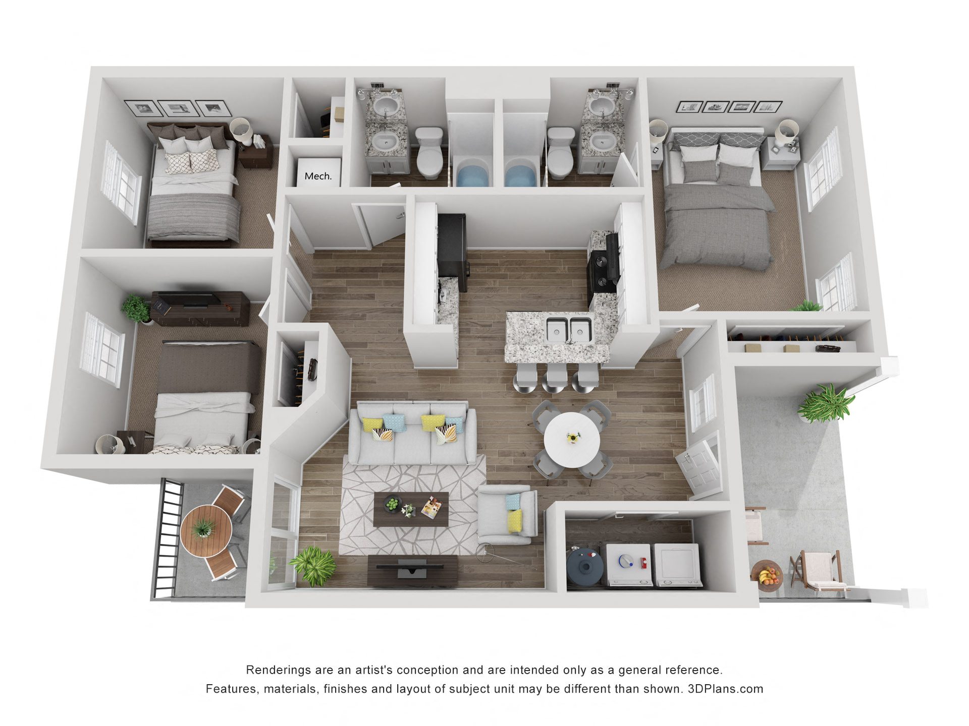 Floor plan layout diagram for Plum